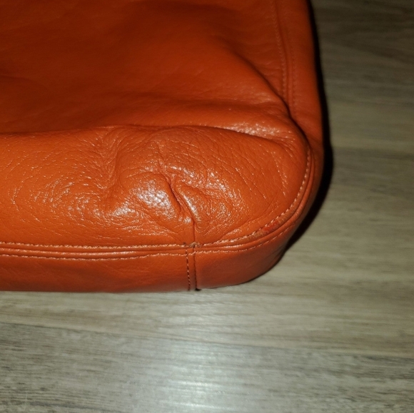 ORANGE COACH CROSSBODY PURSE & WALLET SET - Picture 7 of 15